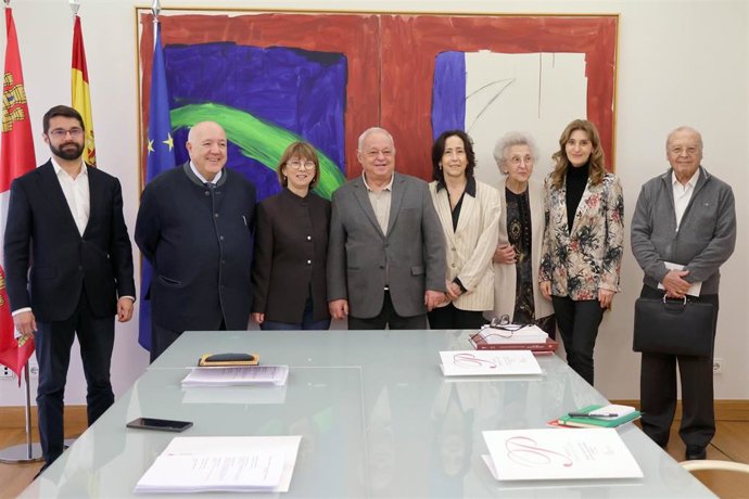 Los integrantes del jurado del Premio CyL de Valores Humanos y Sociales.