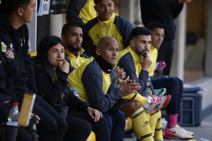 Futbol, San Luis vs Deportes Copiapo. Fecha 29, campeonato ascenso 2025. El jugador de San Luis, Humberto Suazo, durante el partido de primera division B contra Deportes Copiapo realizado en el estadio Lucio Farina de Quillota, Chile. 24/10/2025 Raul