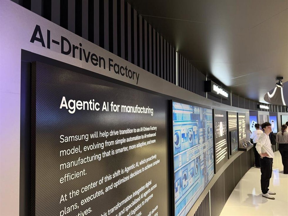 Estrategia de Samsung para implementar fábricas impulsadas por IA