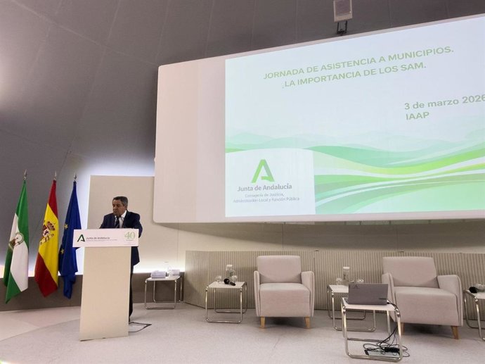 Jornadas de asistencia a municipios promovida por la Consejería de Justicia, Administración Local y Función Pública de la Junta de Andalucía.