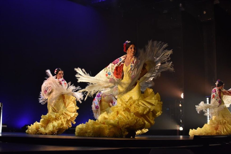 Archivo - Estreno de 'Tierra Bendita', la nueva producción del Ballet Flamenco de Andalucía en el Teatro Nescafé de las Artes de Santiago de Chile. ARCHIVO.