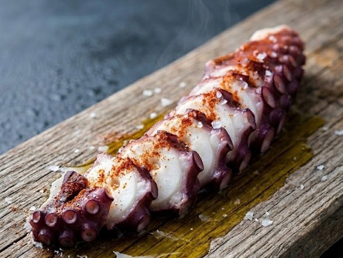 El pulpo de calidad Japón primera se convierte en uno de los ingredientes estratégicos de la alta cocina