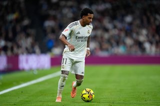 Archivo - Rodrygo of Real Madrid CF runs with the ball during the Spanish League, LaLiga EA Sports, football match played between Real Madrid and Real Betis Balompie at Berabeu stadium on January 04, 2026, in Madrid, Spain.