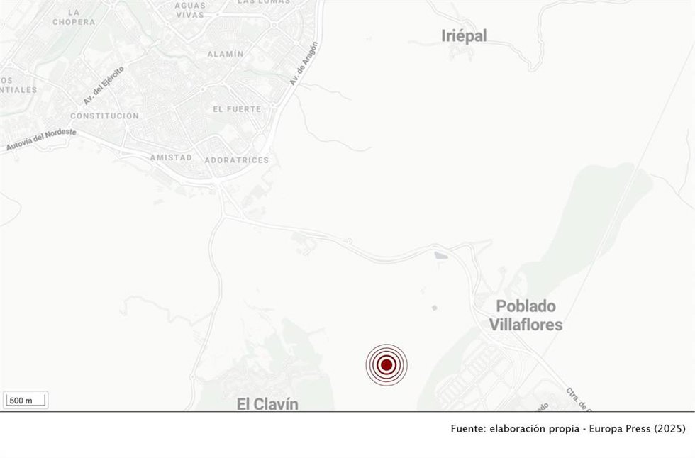 El artefacto ha sido localizado en los aledaños de El Clavín.