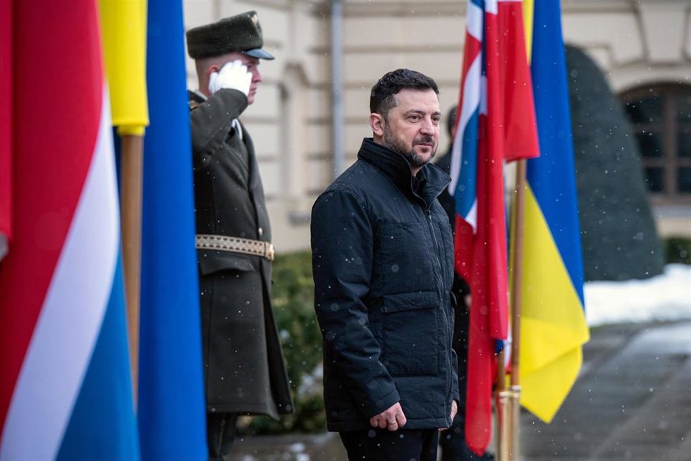 Volodimir Zelenski, presidente de Ucrania.