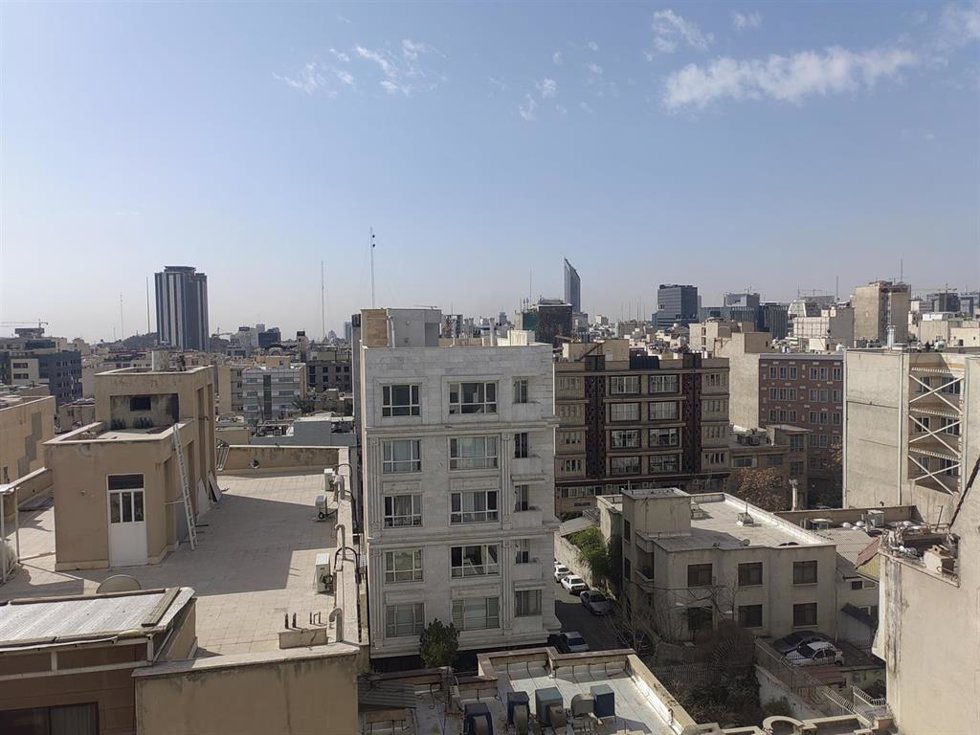 Vista de la capital de Irán, Teherán
