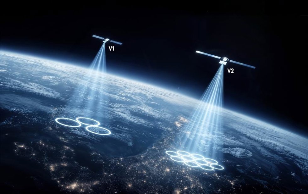 Recurso de las generaciones V1 y V2 de satélites del servicio Starlink Mobile