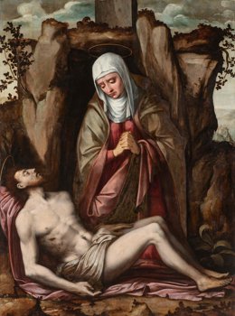 La obra 'La Piedad' de Gaspar Becerra, perteneciente a la colección del Museo de Bellas Artes de València (MuBAV), es desde este martes la nueva Obra Invitada en la Galería de las Colecciones Reales, en Madrid.