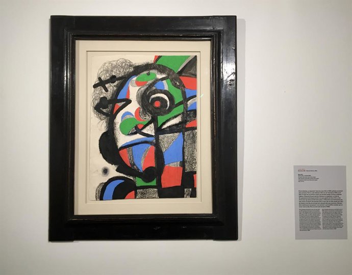 Archivo - Un quadre de Joan Miró a la Galeria Mayoral de Barcelona