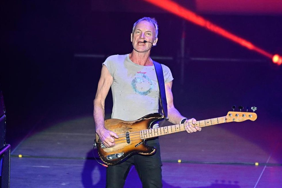 Archivo - Gordon Matthew Thomas Sumner, conocido artísticamente como Sting,  en el escenario de Christmas by Starlite que se celebra en Ifema, a 15 de diciembre de 2023, en Madrid (España).