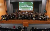 Foto: El rector de la UJA señala la importancia de "reforzar el sentimiento de orgullo y pertenencia" a la universidad