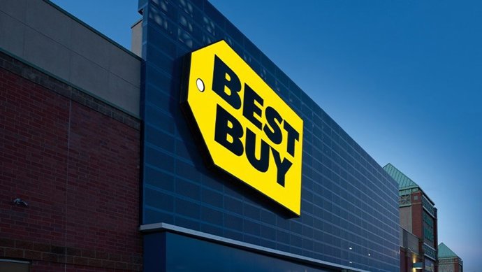 Archivo - Fachada de una tienda de Best Buy.