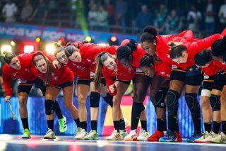 La selección española femenina de balonmano