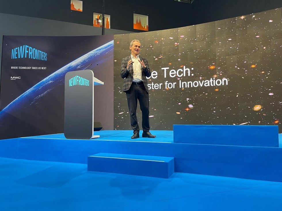 Pedro Duque, presidente de Hispasat.