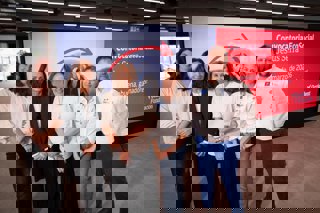 Foto de los galardonados. 