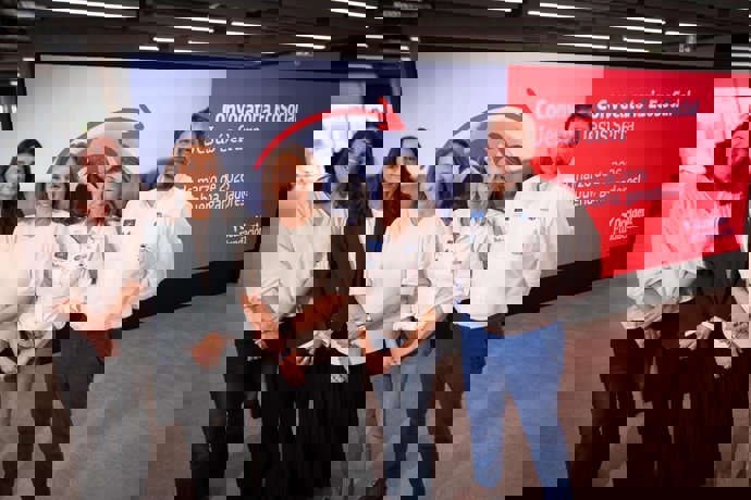 Foto de los galardonados. 