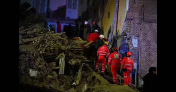 Rescatado un cadáver y dos personas con vida tras un derrumbe en Siete Iglesias (Valladolid)