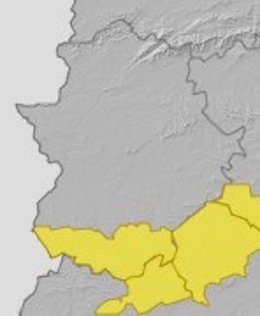 Alerta en el sur de Badajoz para el 4 de marzo