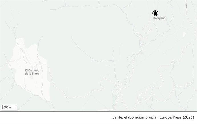 O incidente ocorreu numa exploração agrícola na aldeia de Bocígano.