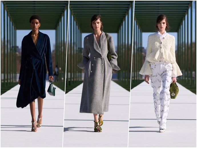 Jonathan Anderson presenta la colección Otoño-Invierno 2026 de Dior en el Jardín de las Tullerías.