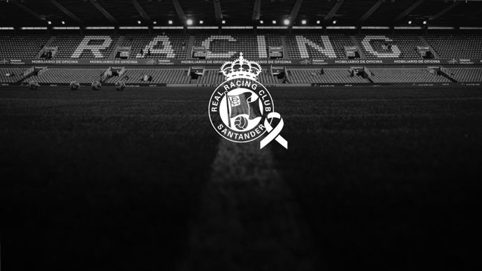 Imagen publicada por el Racing de Santander como señal de duelo por la tragedia de El Bocal