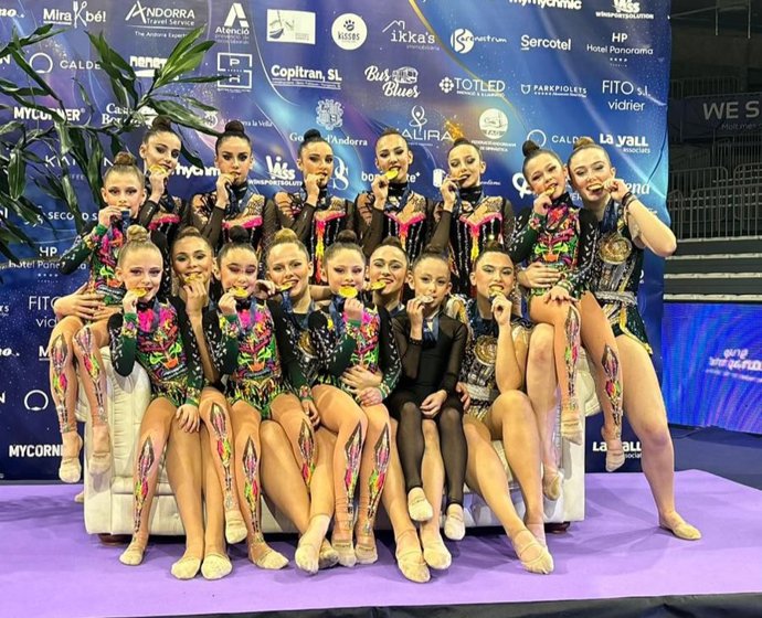 El Club Rítmica Boecillo Castilla Termal sube a lo mas alto en el I Torneo Internacional Valira Cup de Andorra.