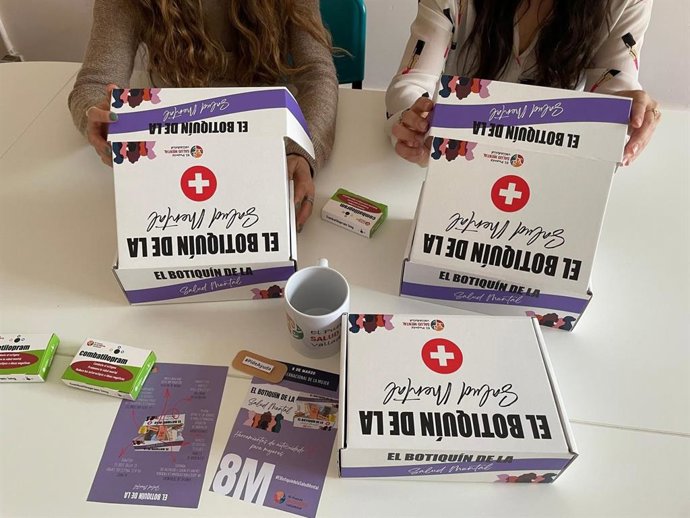 El Puente Salud Mental Valladolid diseña un 'Botiquín de la Salud Mental' con motivo del 8 de marzo.