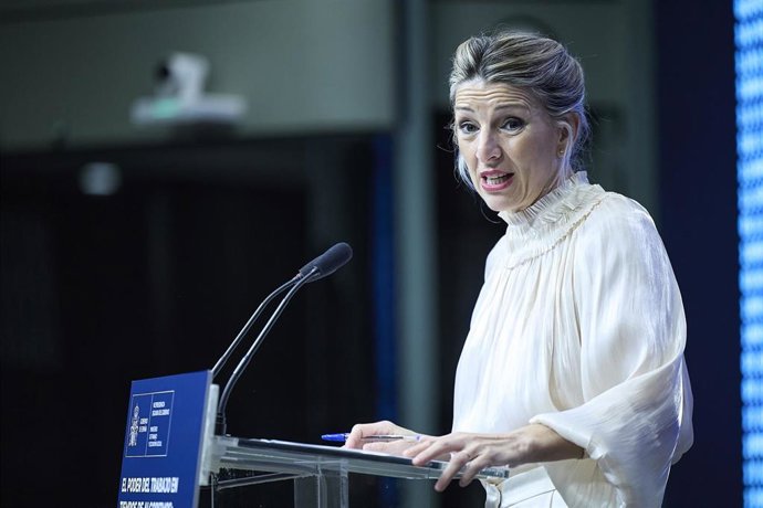 La vicepresidenta segunda y ministra de Trabajo y Economía Social, Yolanda Díaz.