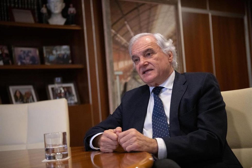 Archivo - El presidente de CEIM, Miguel Garrido, durante una entrevista para Europa Press, en la sede del órgano que preside, a 15 de enero de 2026, en Madrid (España).  El mandatario, licenciado en Derecho por la Universidad Complutense de Madrid y fun