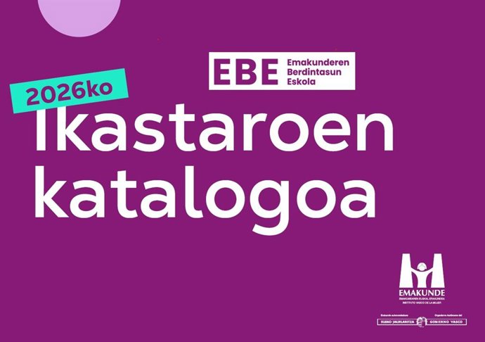 Emakundek Berdintasun Eskolaren hirugarren edizioa jarri du martxan