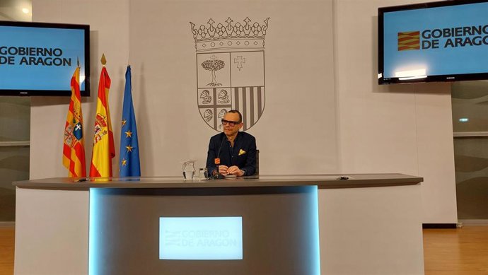 El director general de Cultura del Gobierno de Aragón, Pedro Olloqui.