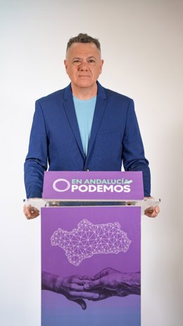El candidato de Podemos a la Presidencia de la Junta, Juan Antonio Delgado.