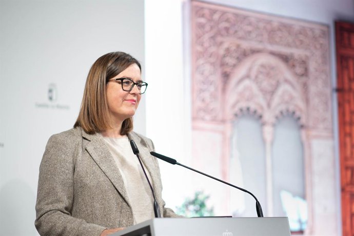 Archivo - La consejera Portavoz del Gobierno regional, Esther Padilla