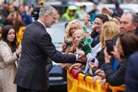 Dos Hermanas (Sevilla) recibe la primera visita del Rey entre aplausos y gritos de 'Felipe,Felipe' de cientos de vecinos