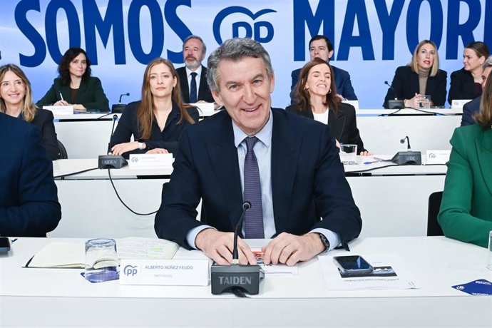 Imagen de archivo del presidente del Partido Popular, Alberto Núñez Feijóo.