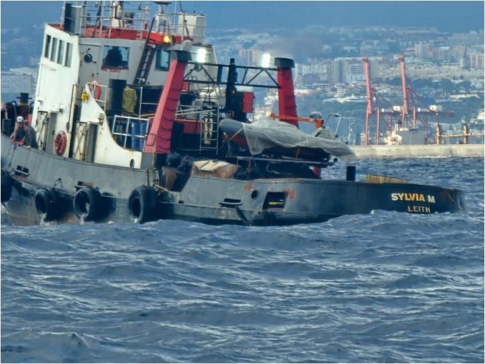 El buque remolcador 'Sylvia M', que se había dado a la fuga en el puerto de Las Palmas