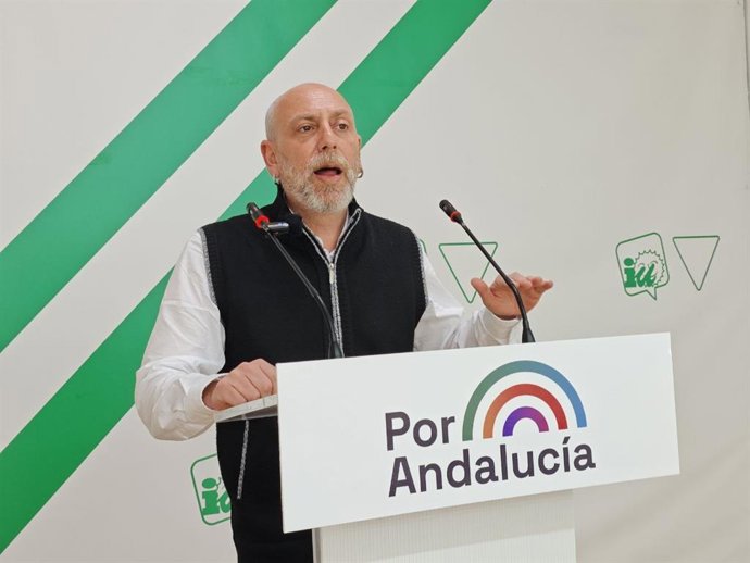 El candidato de Por Andalucía a las próximas elecciones autonómicas por la provincia de Málaga, Ernesto Alba.