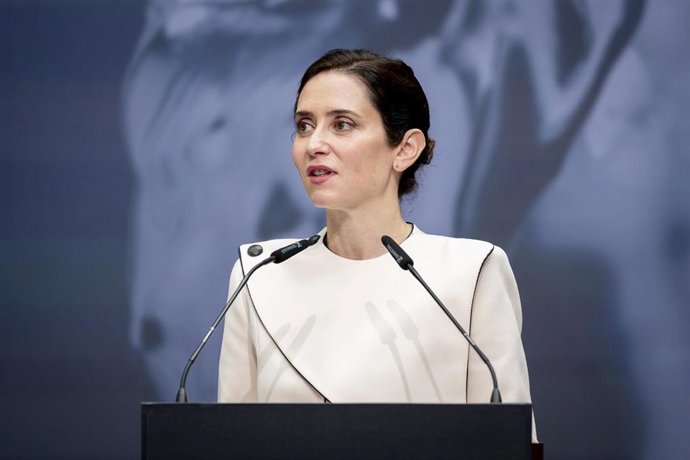 Isabel Diaz Ayuso during the nominations announcement of the Laureus World Sports Awards 2026 at Real Casa de Correos on March 03, 2026, in Madrid, Spain.