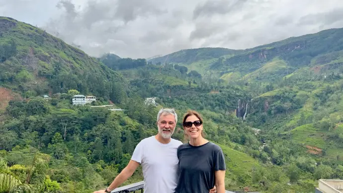 Iván López Galilea y Marta Montero en Sri Lanka