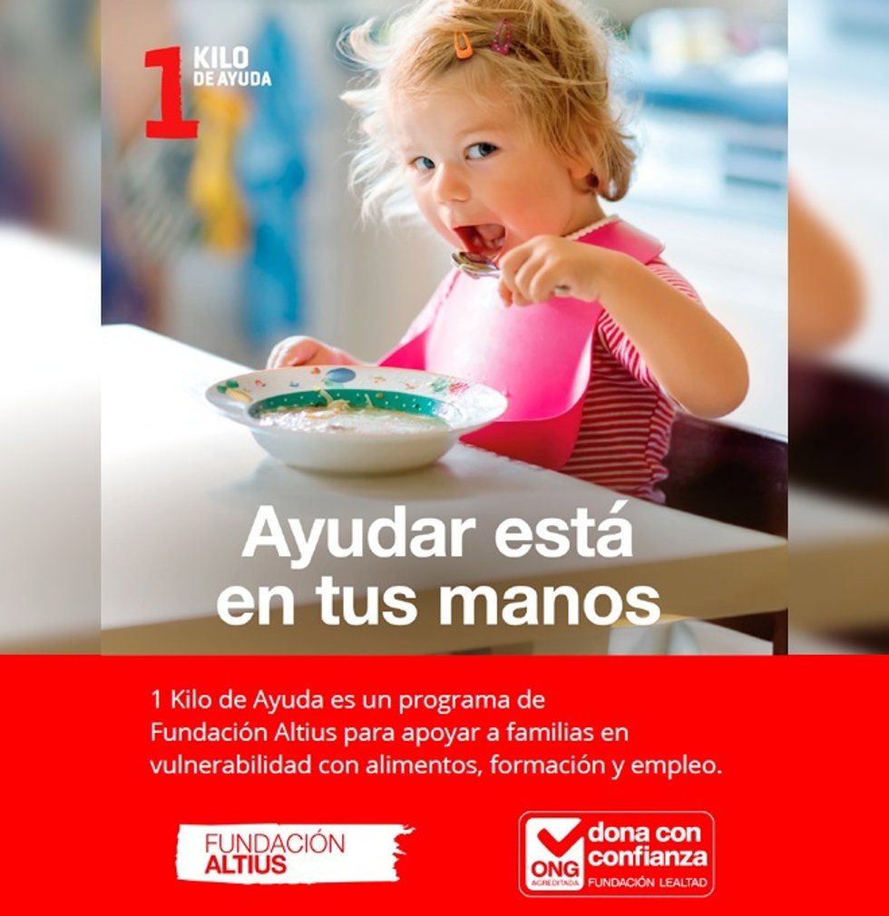 El Corte Inglés y la Fundación Altius lanzan las tarjetas '1 Kilo de Ayuda'