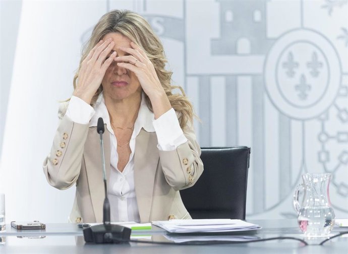 La vicepresidenta segunda y ministra de Trabajo y Economía Social, Yolanda Díaz, 
