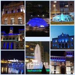 Monumentos de CyL se iluminarán de azul este viernes para visibilizar el Linfedema, enfermedad crónica muy desconocida