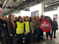 Artistas españoles claman en ARCOmadrid por un IVA cultural reducido: "No son privilegios, es igualdad"