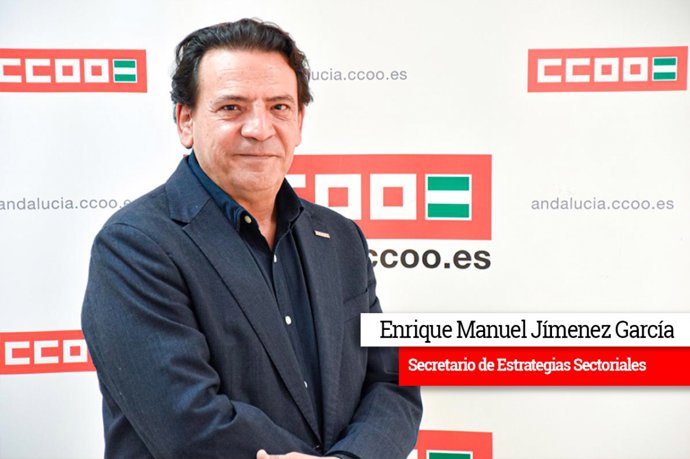 Secretario de Estrategias Sectoriales de CCOO-A, Enrique Jiménez.