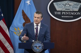 02 March 2026, US, Washington: US Defense Secretary Pete Hegseth speaks during a press briefing to discuss Operation Epic Fury at the Pentagon. Photo: Madelyn Keech/Planet Pix via ZUMA Press Wire/dpa