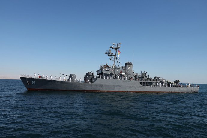 Barco de guerra iraní