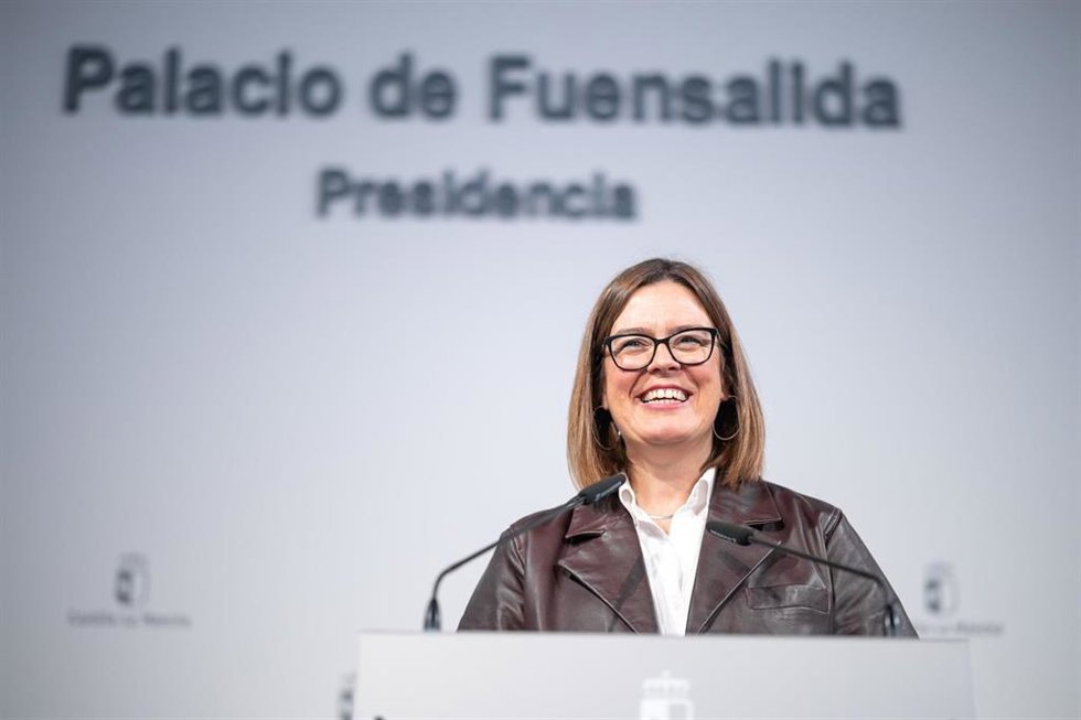 La portavoz del Gobierno de C-LM, Esther Padilla.