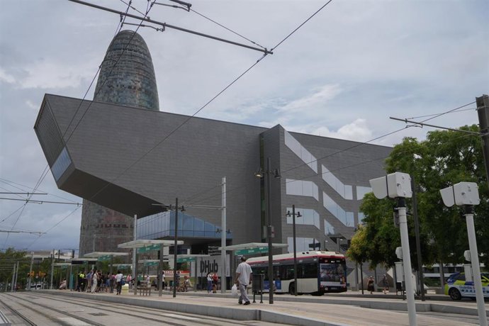 Archivo - Exterior del DHub, a 23 de julio de 2025, en Barcelona