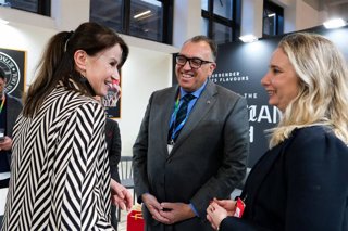 El consejero de Turismo y Andalucía Exterior de la Junta de Andalucía, Arturo Bernal, presente en la ITB de Berlín.