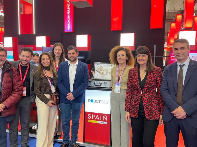 Representantes de la Fundación Bit, en la feria 4YFN.